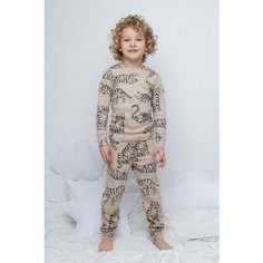 Пижама crockid, размер 52/80, бежевый