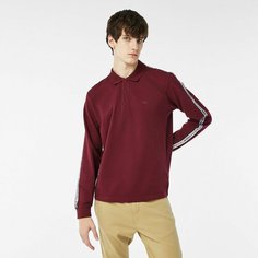 Поло LACOSTE, размер T6, бордовый