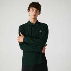 Поло LACOSTE, размер T3, темно-зеленый