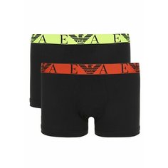Трусы EMPORIO ARMANI, комплект из 2 шт., размер L, черный
