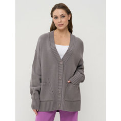 Кардиган NEWVAY, размер 46/48, , серый