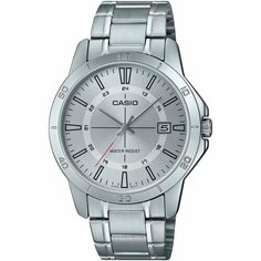 Наручные часы CASIO, серый, серебряный