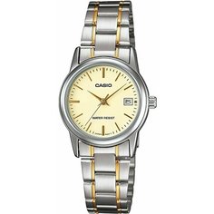 Наручные часы CASIO, золотой, желтый, серебряный