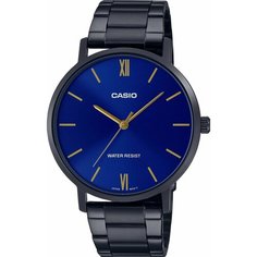 Наручные часы CASIO, синий, черный, золотой