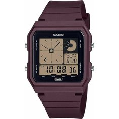 Наручные часы CASIO, черный, бордовый