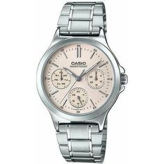 Наручные часы CASIO, розовый, серебряный