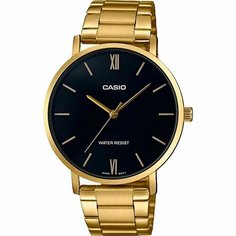 Наручные часы CASIO, золотой, черный