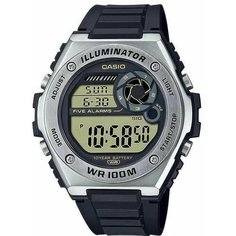 Наручные часы CASIO, желтый, серебряный, черный, серый