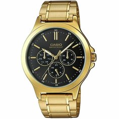 Наручные часы CASIO, золотой, черный