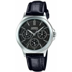 Наручные часы CASIO, серый, серебряный, черный
