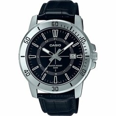 Наручные часы CASIO, серебряный, черный