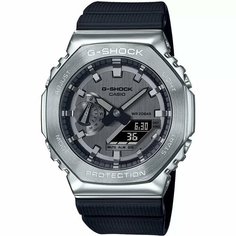 Наручные часы CASIO, серый, черный, серебряный