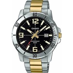 Наручные часы CASIO, золотой, черный, серебряный