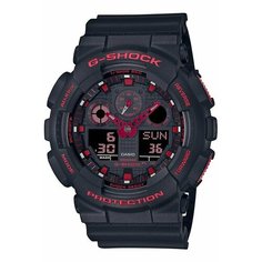 Наручные часы CASIO, черный, красный