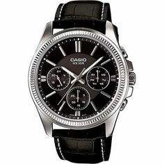 Наручные часы CASIO, черный, серебряный