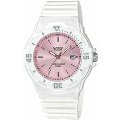 Наручные часы CASIO, белый, розовый