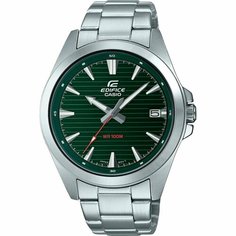 Наручные часы CASIO, серебряный, зеленый