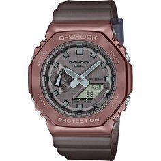 Наручные часы CASIO, бордовый, коричневый