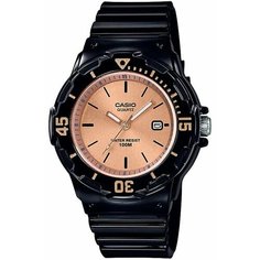 Наручные часы CASIO, коричневый, черный, золотой