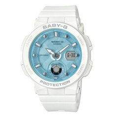 Наручные часы CASIO, белый, бирюзовый