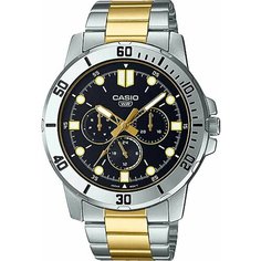 Наручные часы CASIO, белый, серебряный, черный, золотой