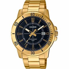 Наручные часы CASIO, золотой, черный