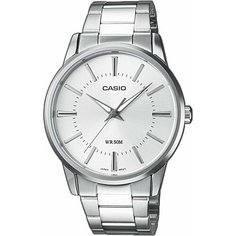 Наручные часы CASIO, серебряный, белый