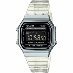 Наручные часы CASIO Baby-G, бесцветный, черный, белый
