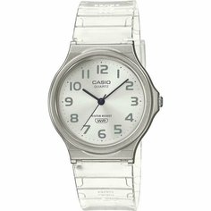 Наручные часы CASIO, бесцветный, белый