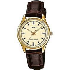 Наручные часы CASIO, золотой, коричневый, желтый