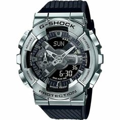 Наручные часы CASIO, черный, серебряный