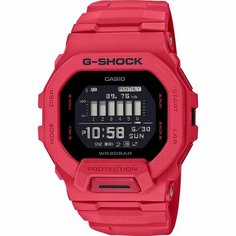 Наручные часы CASIO, красный, черный