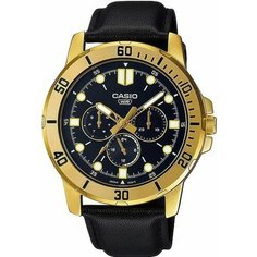 Наручные часы CASIO, золотой, черный