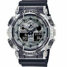Наручные часы CASIO, белый, бесцветный, черный, серый