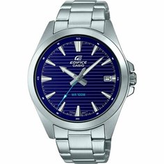 Наручные часы CASIO, серебряный, синий