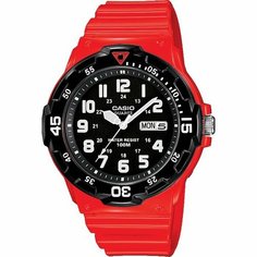 Наручные часы CASIO, красный, черный