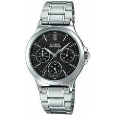 Наручные часы CASIO, серебряный, черный