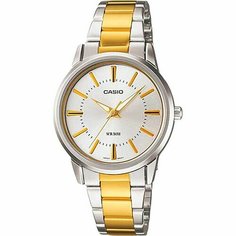 Наручные часы CASIO, серебряный, золотой
