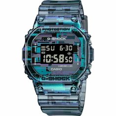 Наручные часы CASIO, фиолетовый, серый, голубой