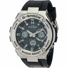 Наручные часы CASIO, черный, серебряный