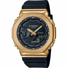 Наручные часы CASIO, черный, золотой