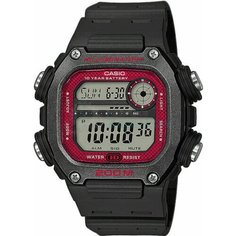 Наручные часы CASIO Collection, красный, черный
