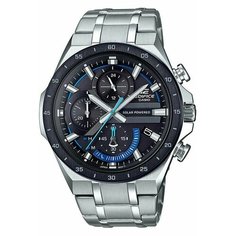 Наручные часы CASIO, серый, синий, черный, серебряный