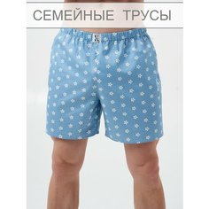 Трусы silaK, размер 46, голубой, белый
