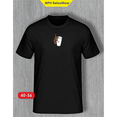 Футболка MPH relax wear, размер S, черный