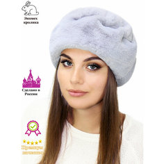Берет Lemmex Берет "Афина", размер 58-60, серо-голубой