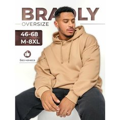 Худи Alex BRADLY, размер 2XL, , коричневый/бежевый