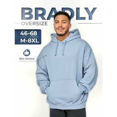 Худи Alex BRADLY, размер 4XL, , серый