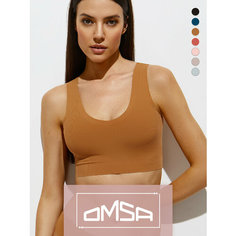 Кроп-топ Omsa, 1 шт., размер 48 (L), золотой