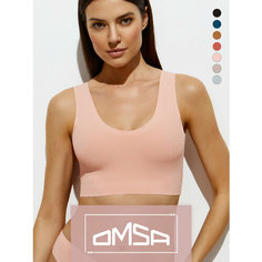 Кроп-топ Omsa, 1 шт., размер 48 (L), розовый